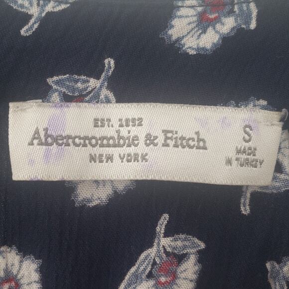 ABERCROMBIE & FITCH Floral Print Sleeveless Tank Top Womens Size Small S - Picture 3 of 4